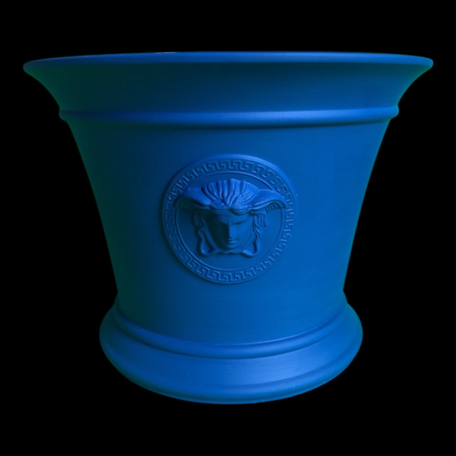 Blumenübertopf 19cm Gorgona Deep Blue Versace Rosenthal Porzellan