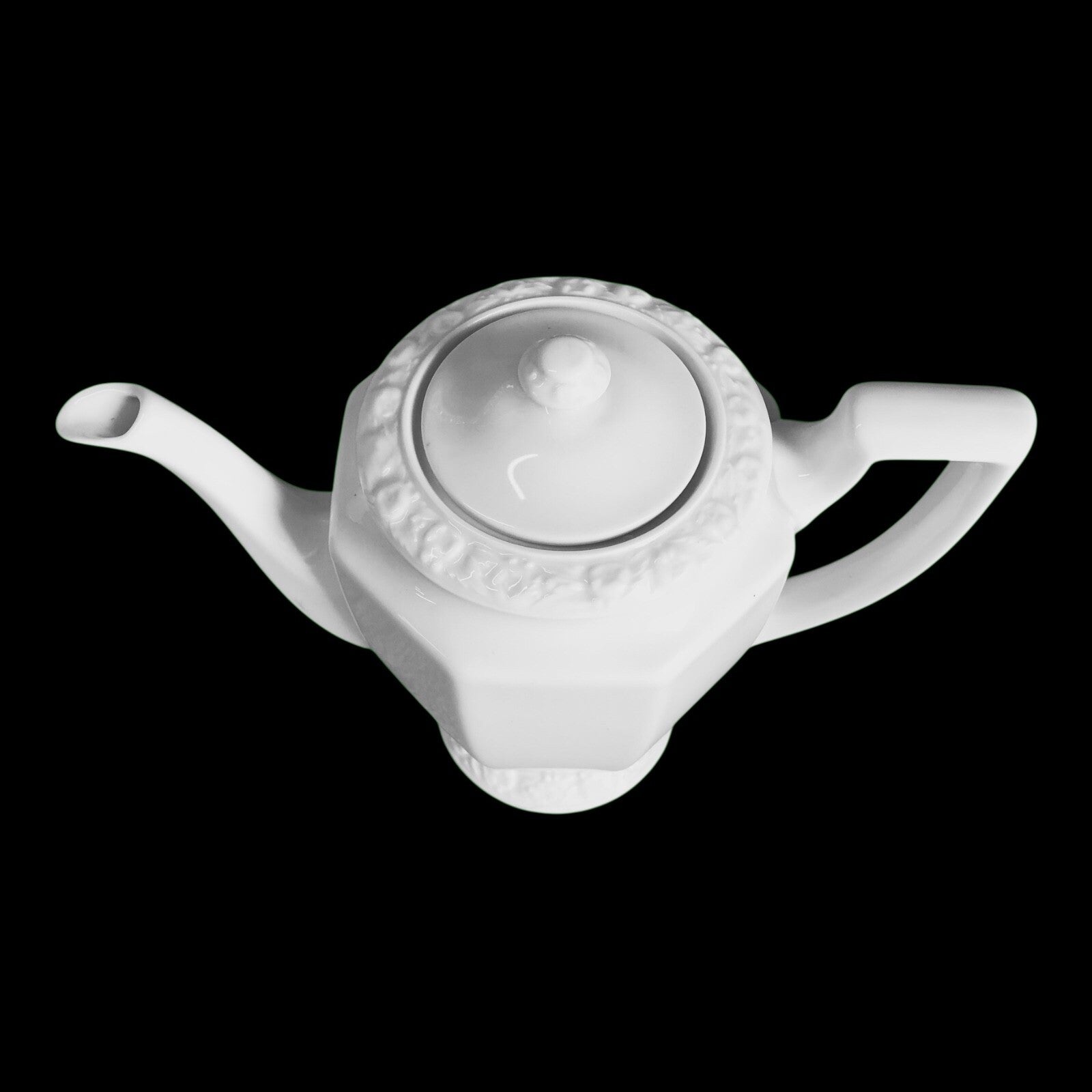 Kaffeekanne 2-tlg. Kaffee Kanne mit Deckel Maria Weiß Weiß Rosenthal Porzellan