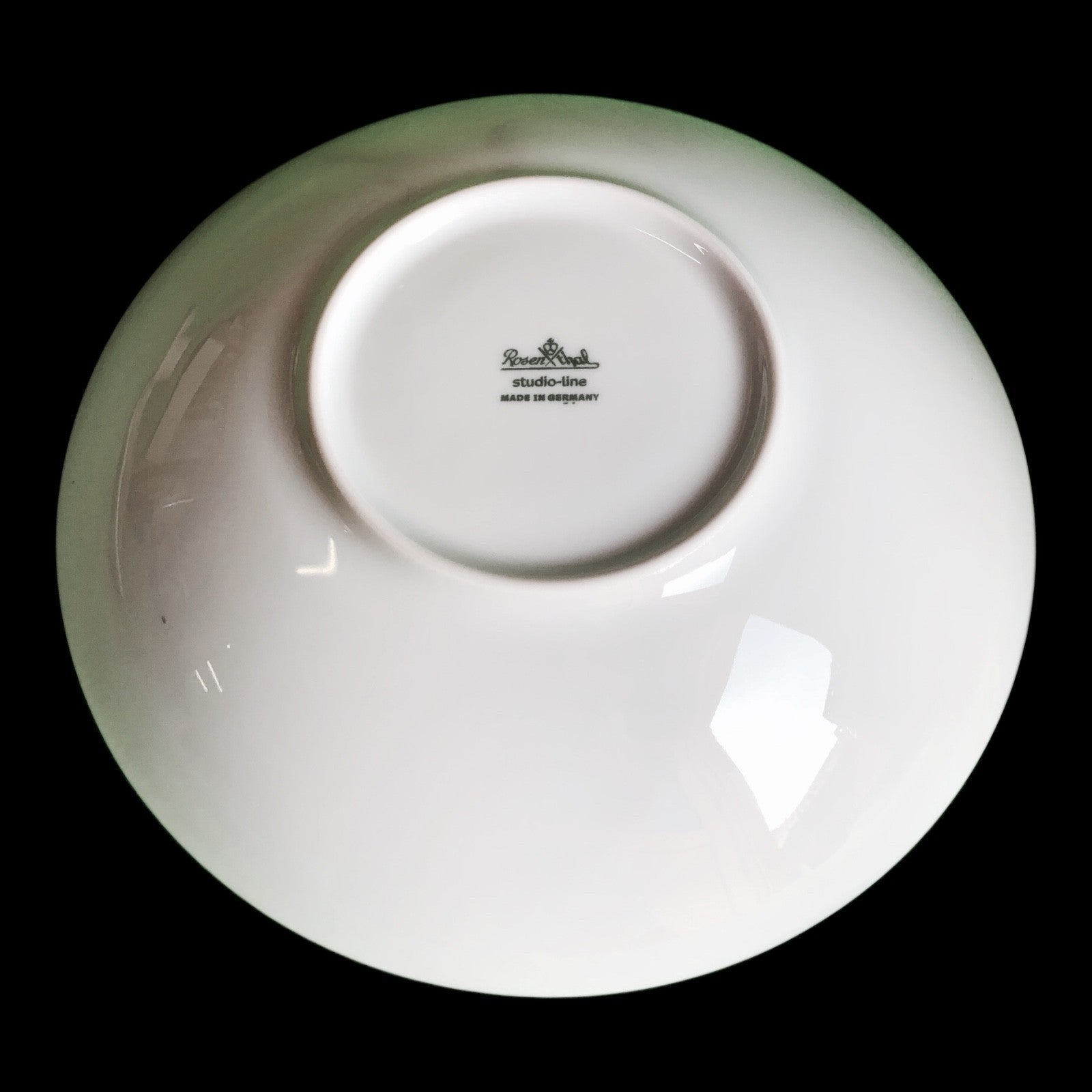 Suppenteller 24cm Teller Tac Gropius Weiß Rosenthal Porzellan