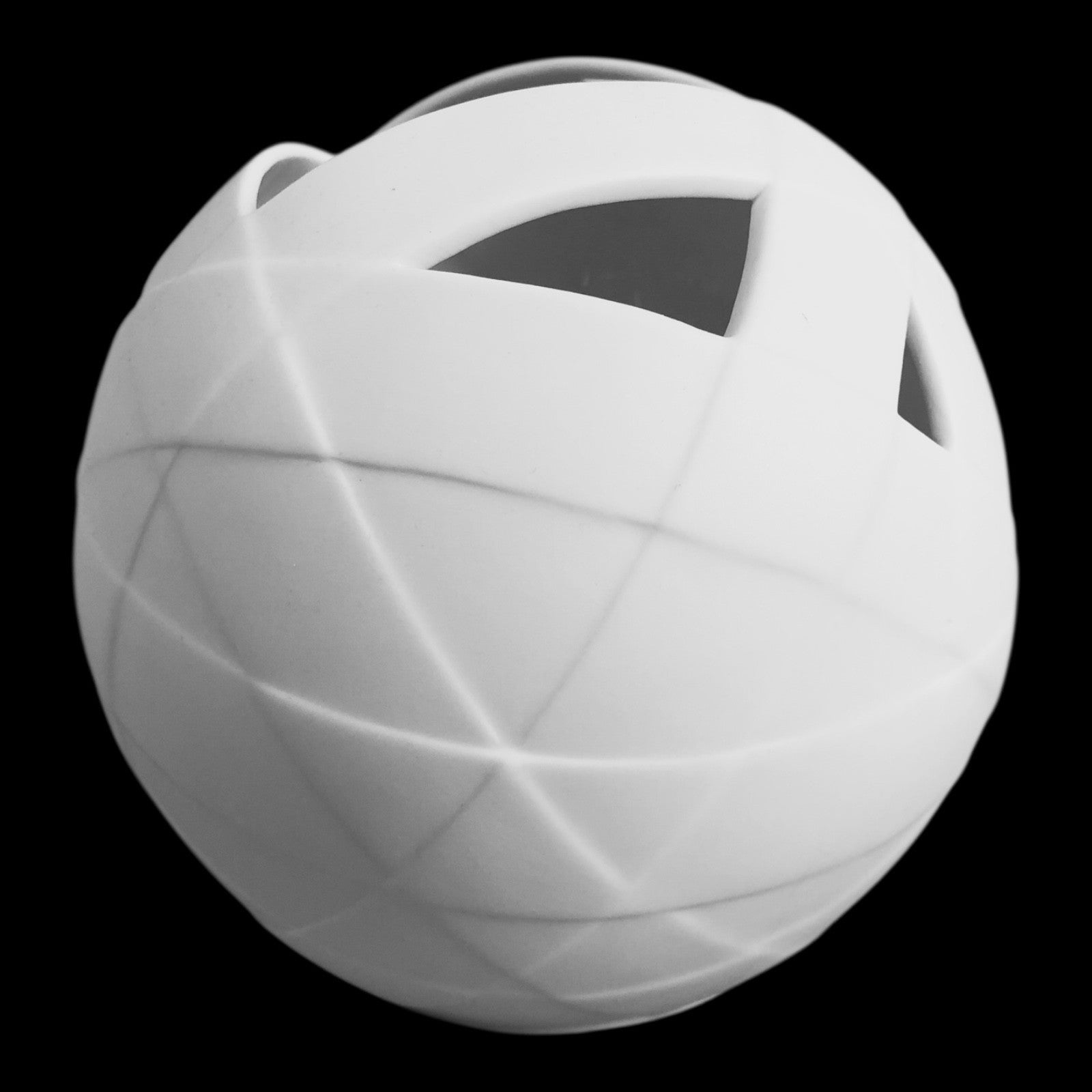 Vase Kugelvase Taped 14cm Weiß Rosenthal Porzellan