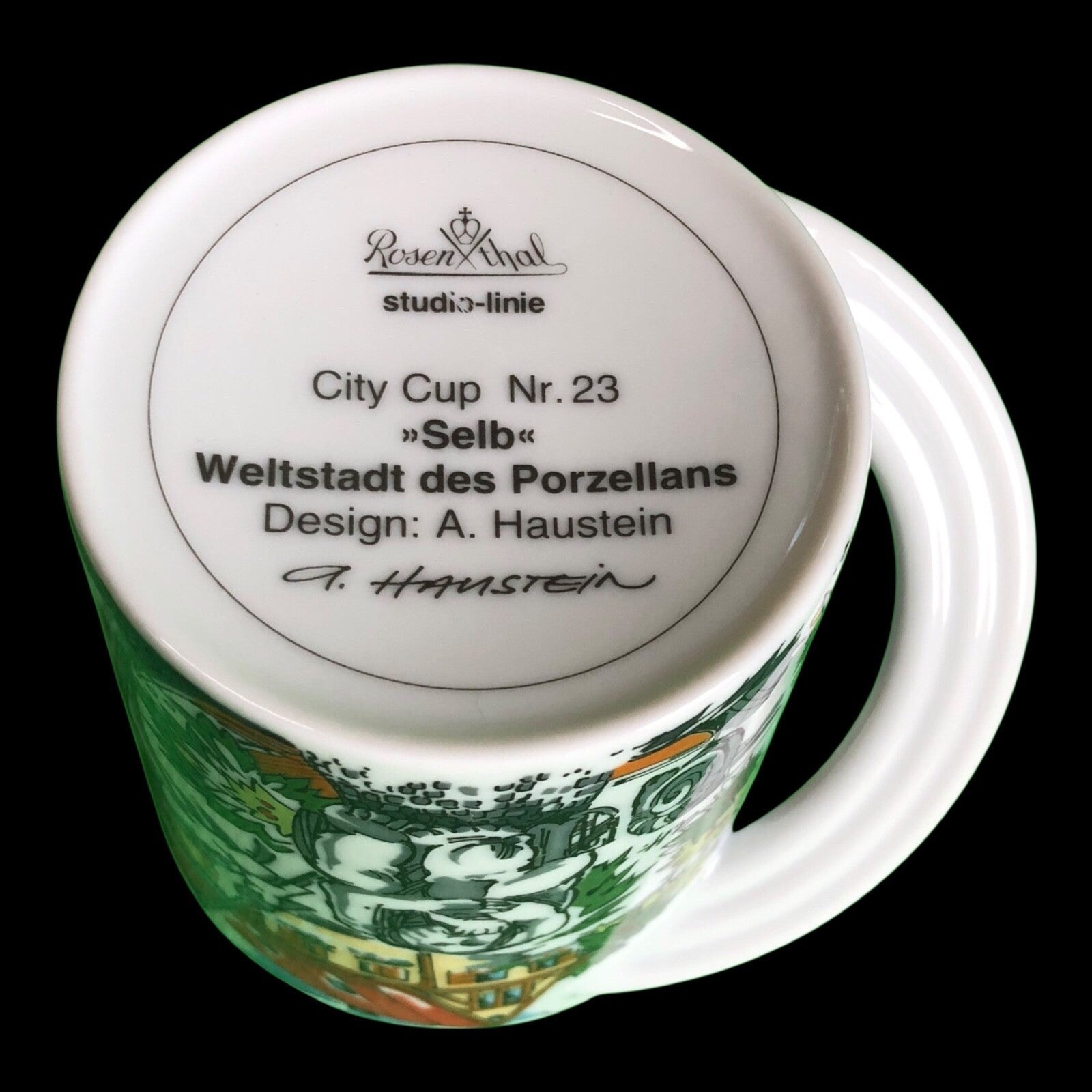 City Cup Selb Nr. 23 Kaffeebecher Henkelbecher Tasse Rosenthal Porzellan