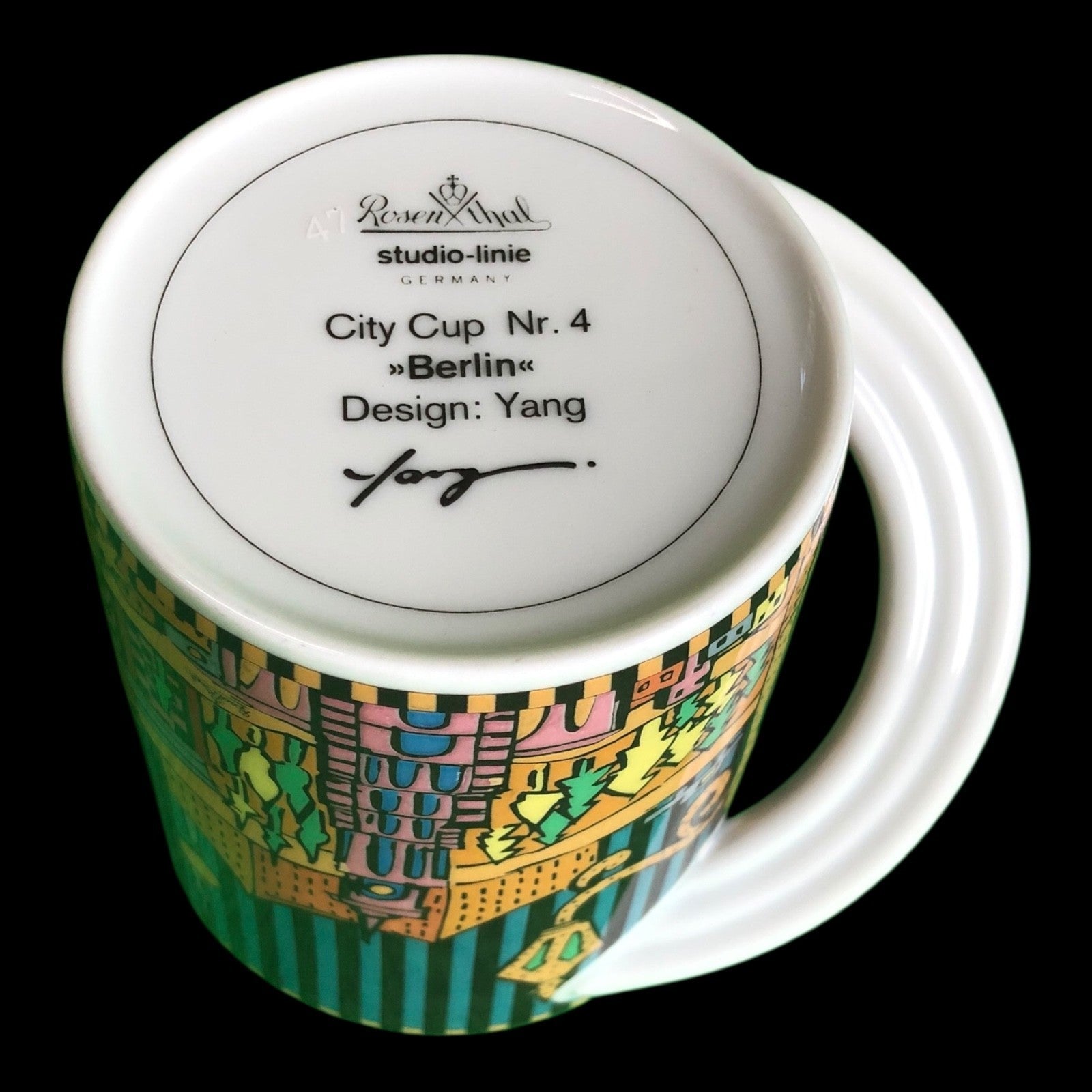 City Cup Berlin Nr. 4 Kaffeebecher Henkelbecher Tasse Rosenthal Porzellan