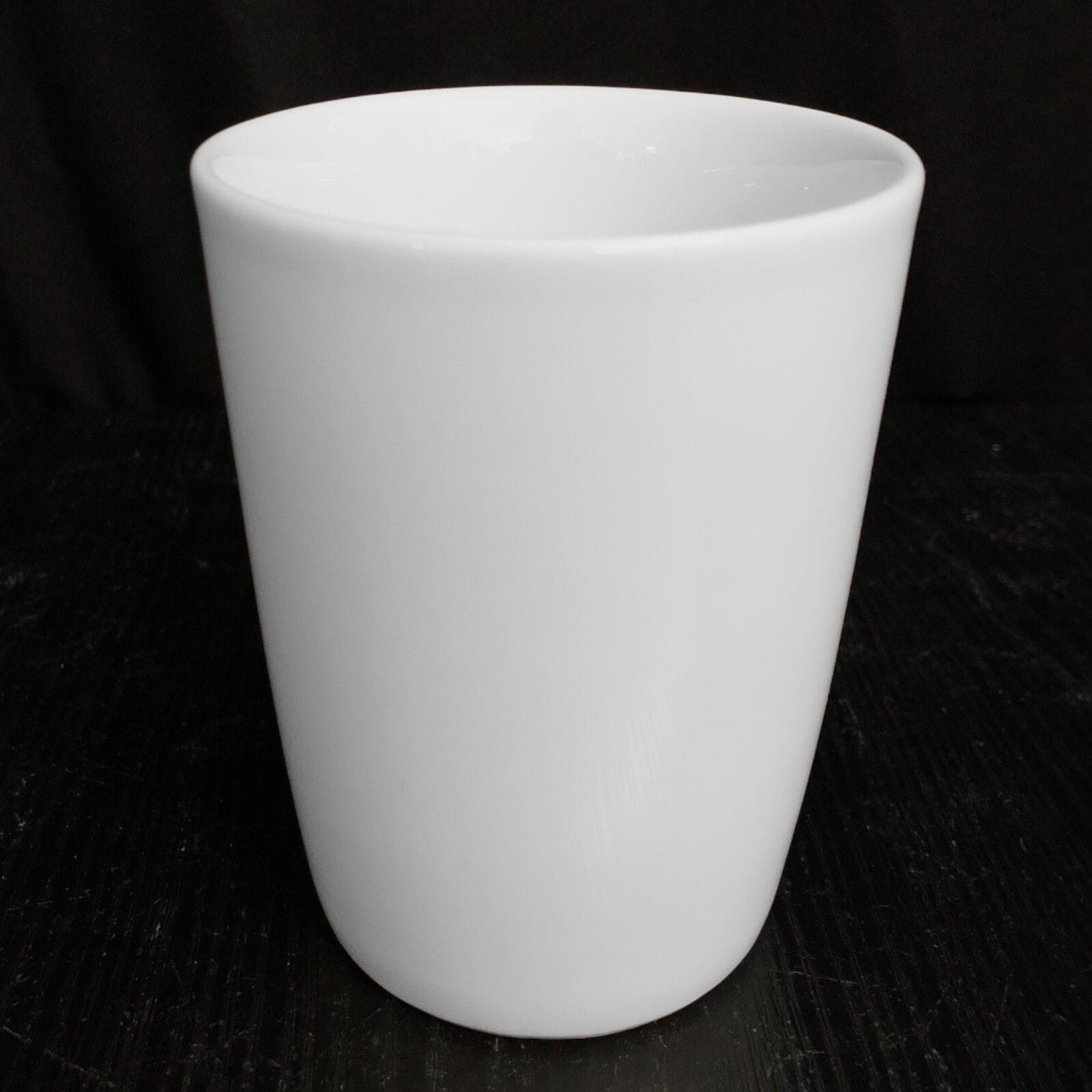 24 Stück Kaffeebecher ohne Henkel Porzellan Trinkbecher 300ml Weiß B-Ware