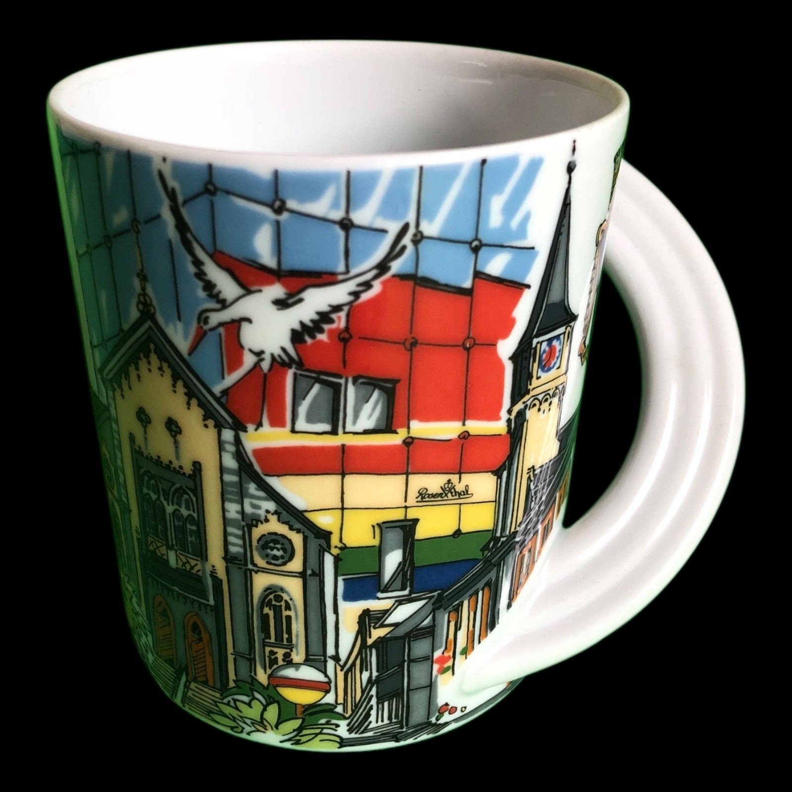City Cup Selb Nr. 23 Kaffeebecher Henkelbecher Tasse Rosenthal Porzellan
