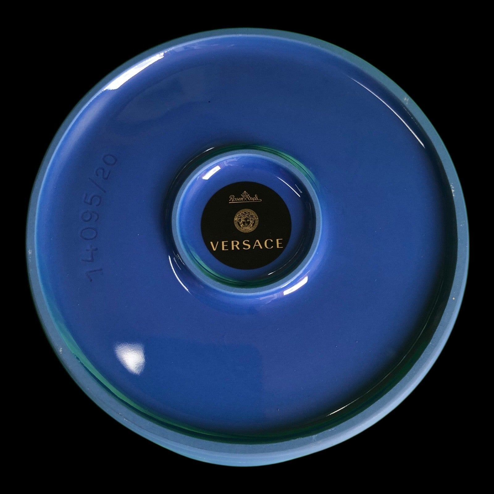 Blumenübertopf 19cm Gorgona Deep Blue Versace Rosenthal Porzellan