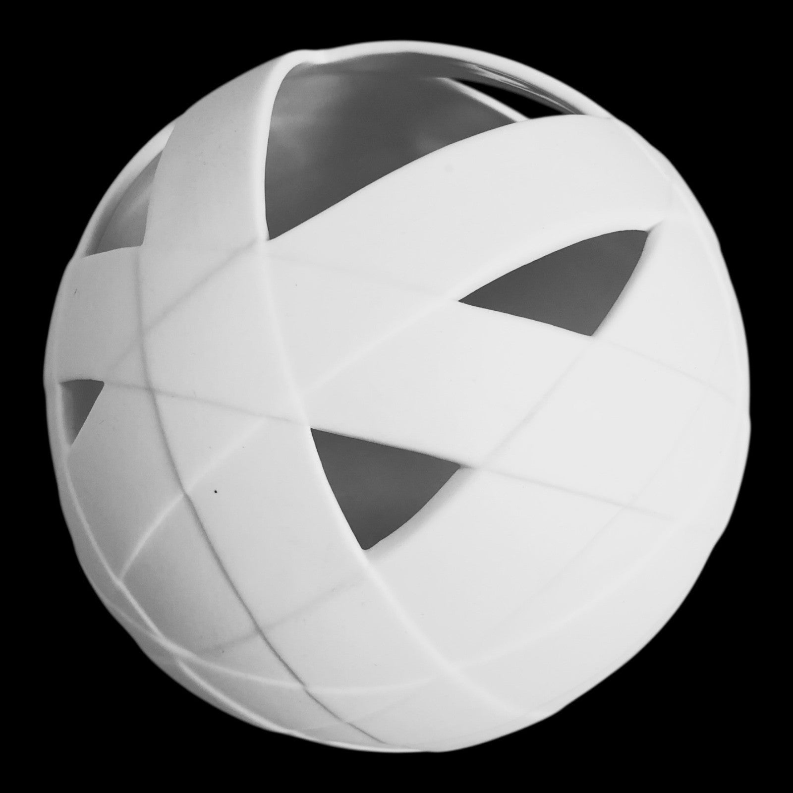 Vase Kugelvase Taped 14cm Weiß Rosenthal Porzellan