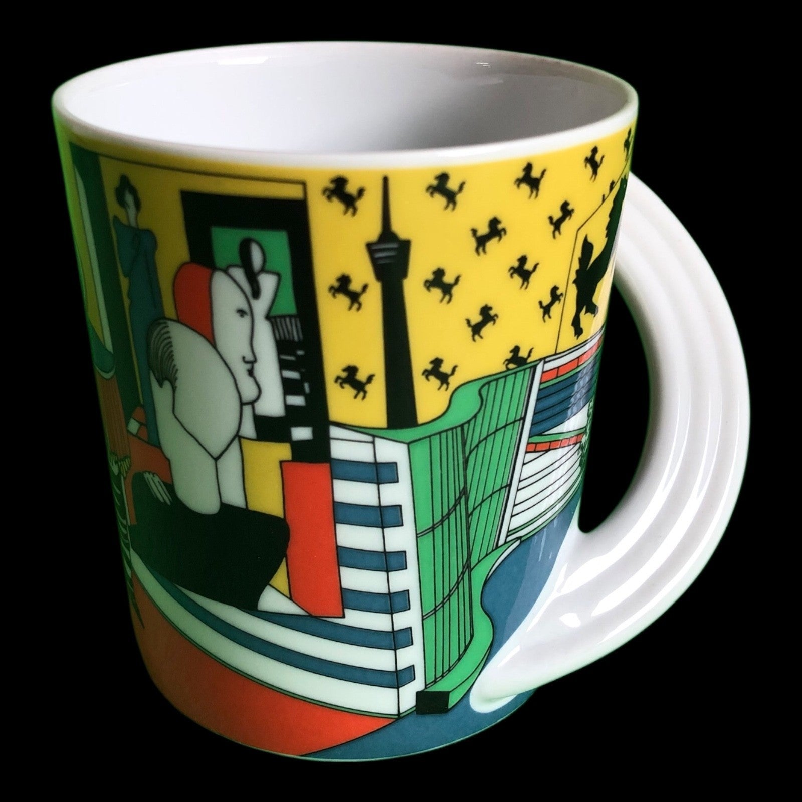 City Cup Stuttgart Nr. 12 Kaffeebecher Henkelbecher Tasse Rosenthal Porzellan