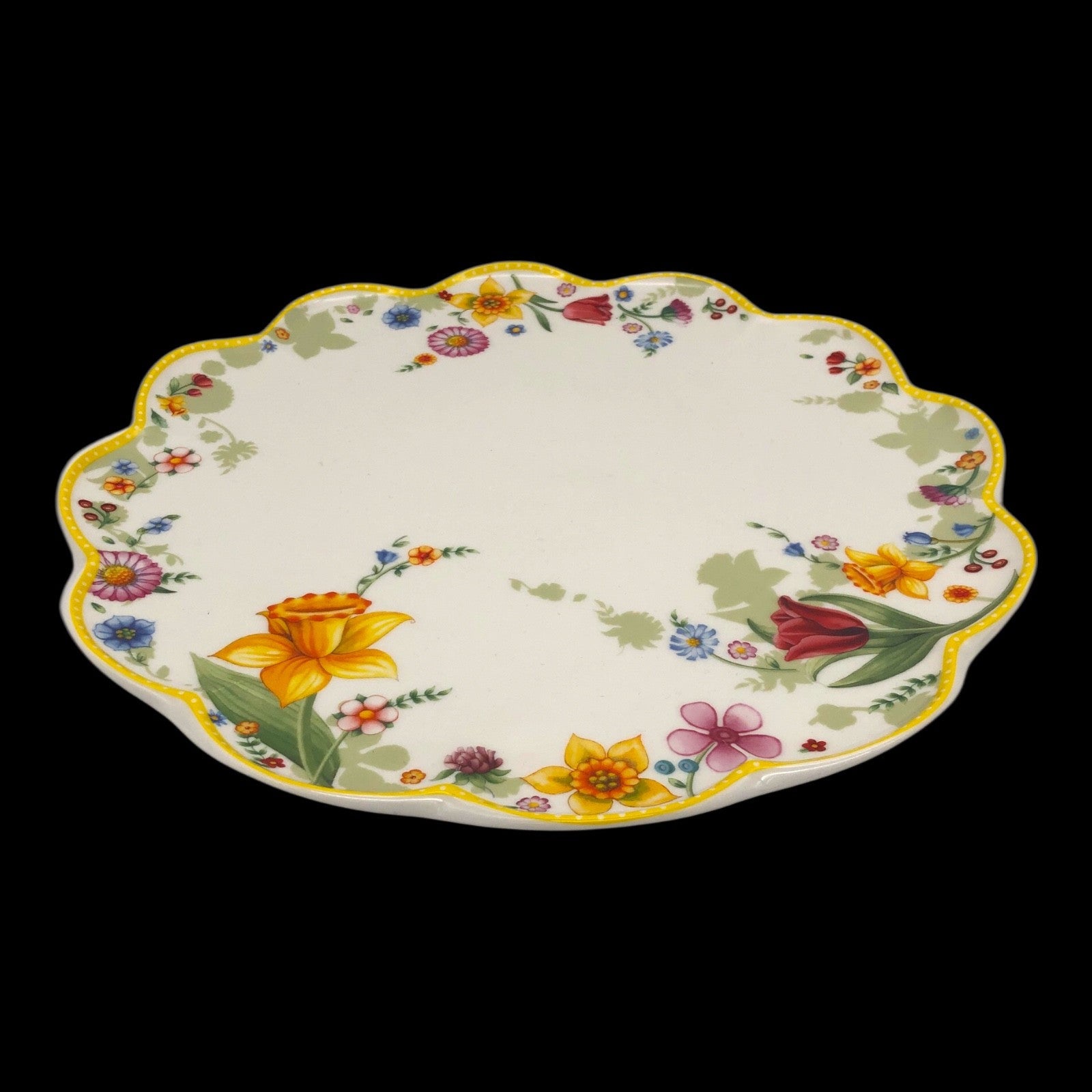 Villeroy & Boch Spring Awakening Tortenplatte 33 cm Osterdesign Porzel