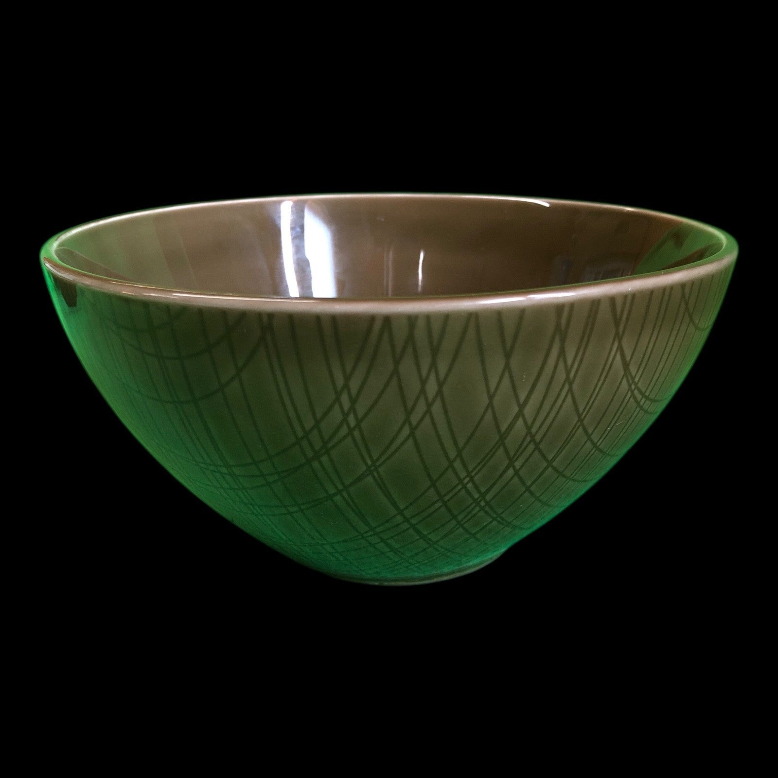Schüssel Schale rund Mesh Colours Walnut Walnuss 18 x 9cm Rosenthal Porzellan