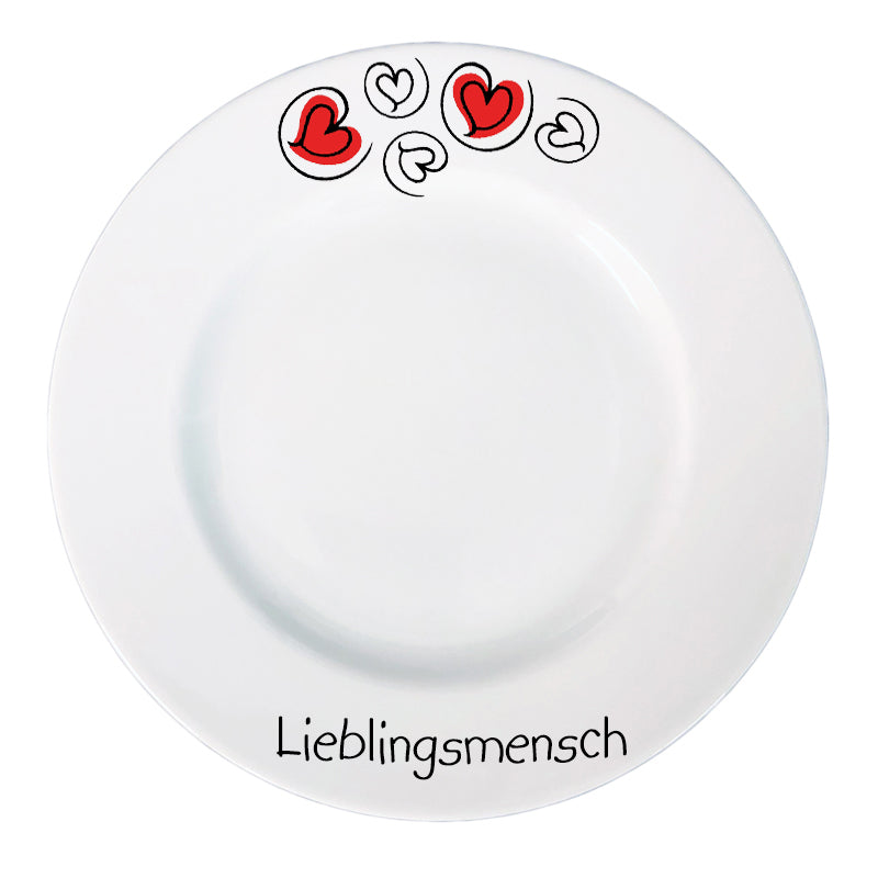 Frühstücksteller Herz Lieblingsmensch