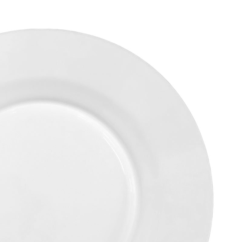Frühstücksteller 6 Stück 21cm flach | Dessertteller Porzellan Set | Serie Roma