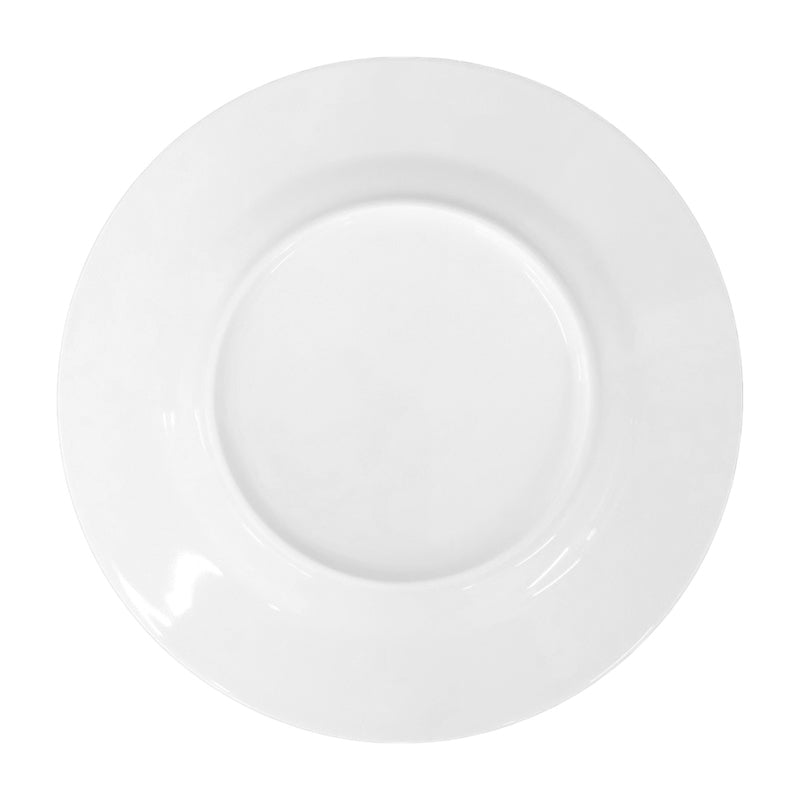 Frühstücksteller 6 Stück 21cm flach | Dessertteller Porzellan Set | Serie Roma