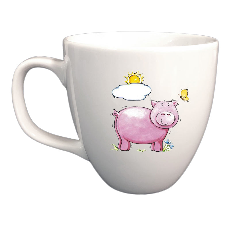 Tasse XL Schwein mit Wunschname