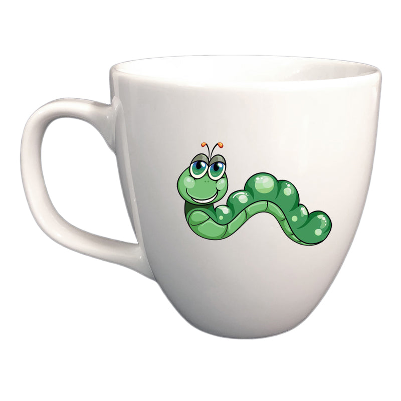 Tasse XL Wurm mit Wunschname