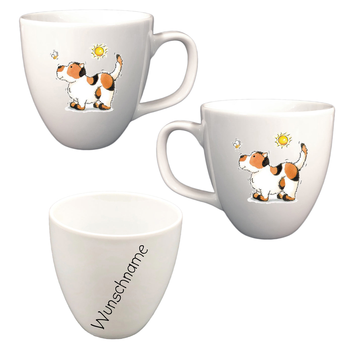 GRAZDesign Thermobecher Kaffeebecher Weiß Mama Ich Hab Dich Lieb