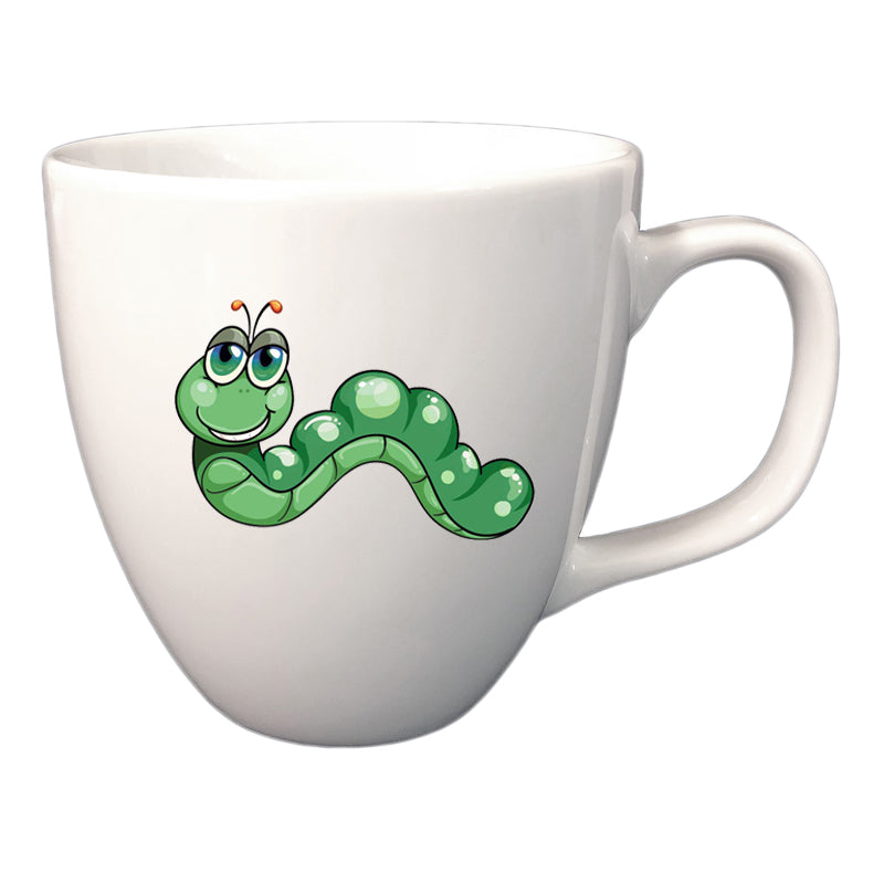 Tasse XL Wurm mit Wunschname