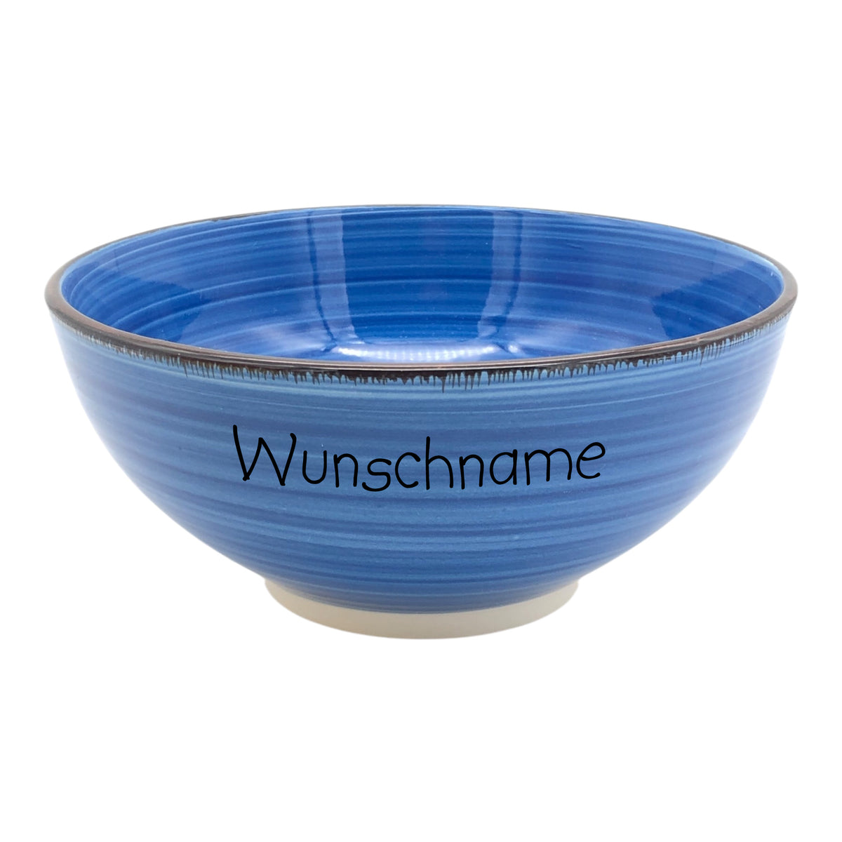 Müslischale Porridge Schale Dunkelblau mit Wunschname