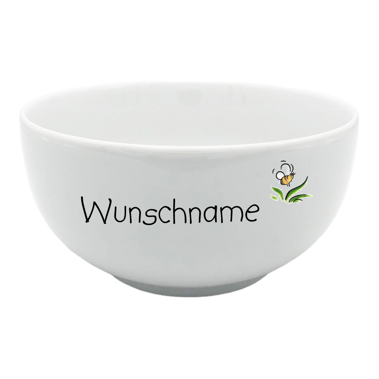 Müslischale Porridge Schale Springtime Biene mit Wunschname