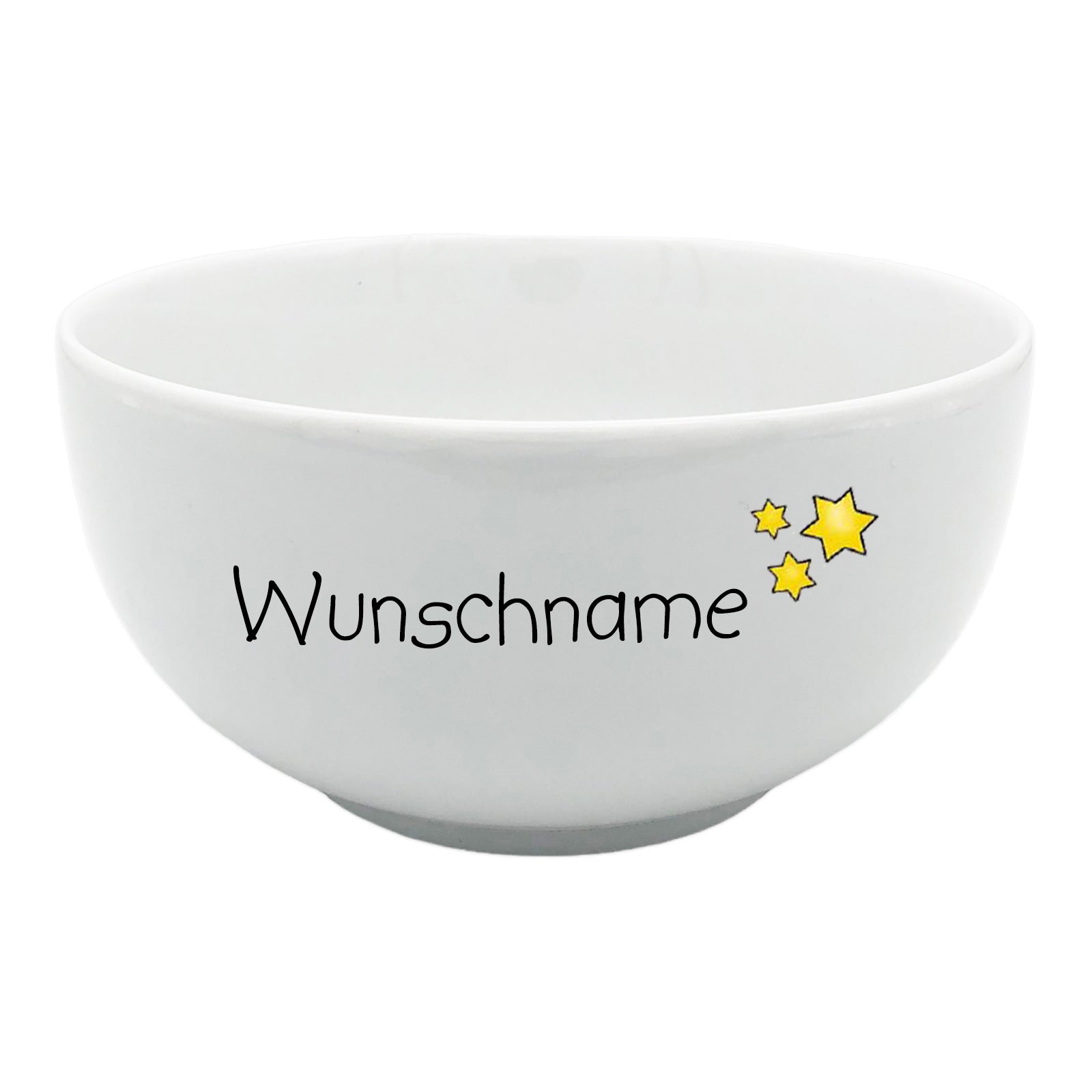 Müslischale Porridge Schale Springtime Sterne mit Wunschname