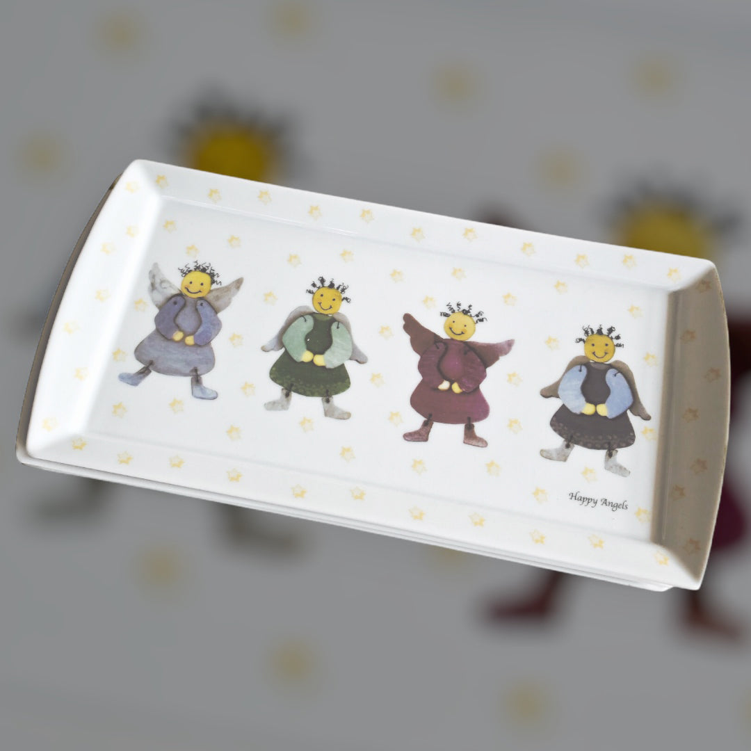 Platte für Plätzchen Happy Angels