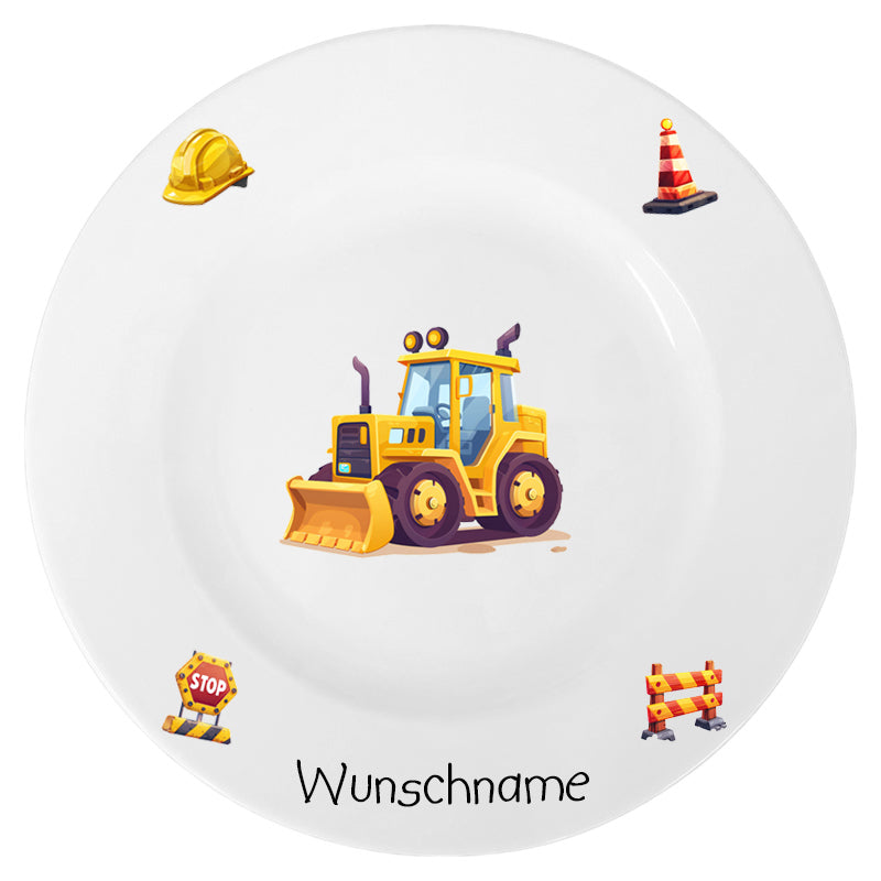 Speiseservice 2-tlg. Radlader mit Wunschname