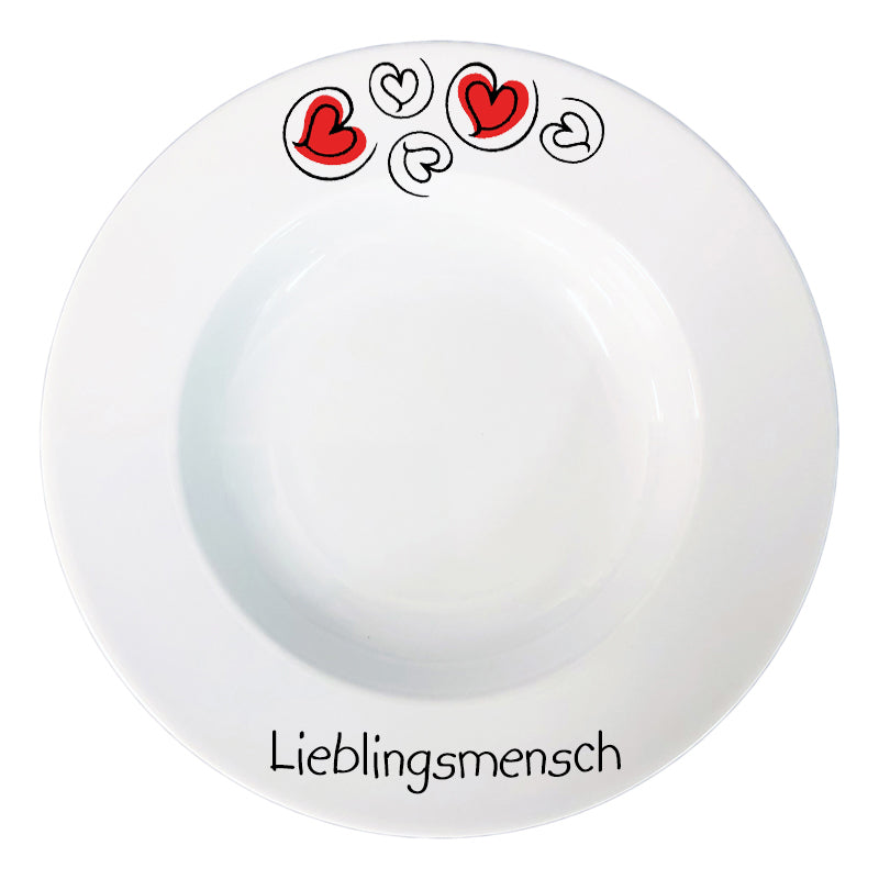 Suppenteller Herz Lieblingsmensch