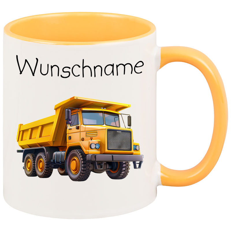 Tasse LKW mit Wunschname