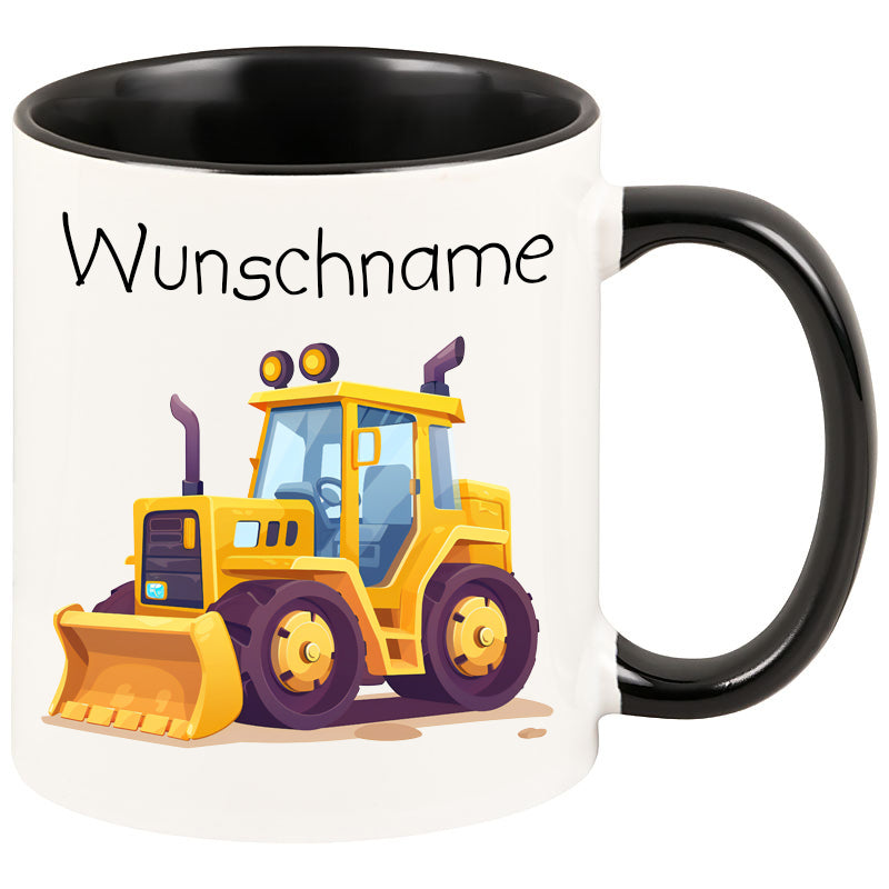 Tasse Radlader mit Wunschname