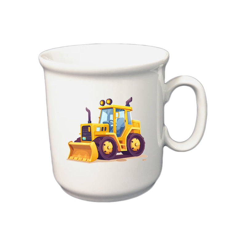 Tasse Kinderbecher Radlader mit Wunschname