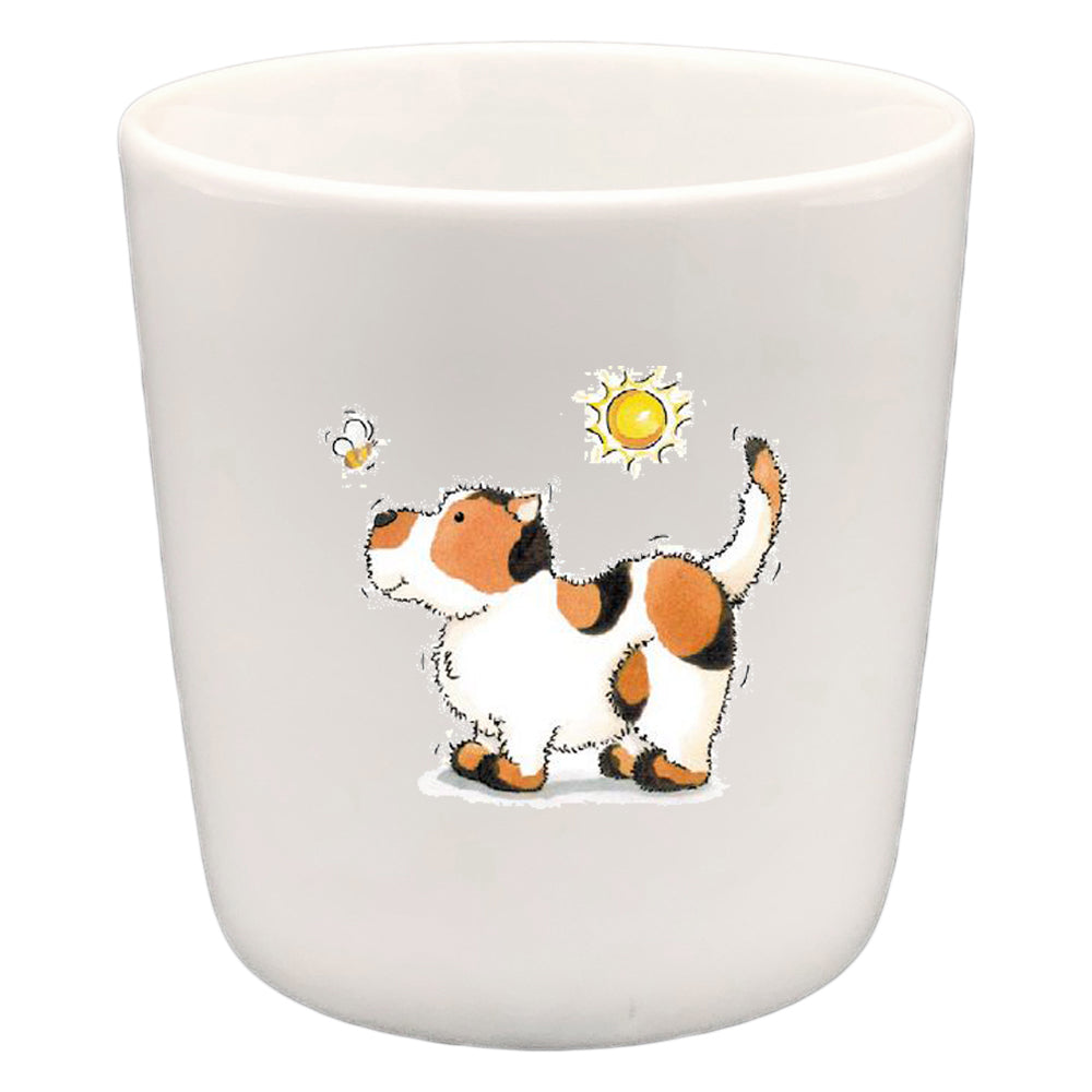 Trinkbecher Kakaobecher Hund mit Wunschname