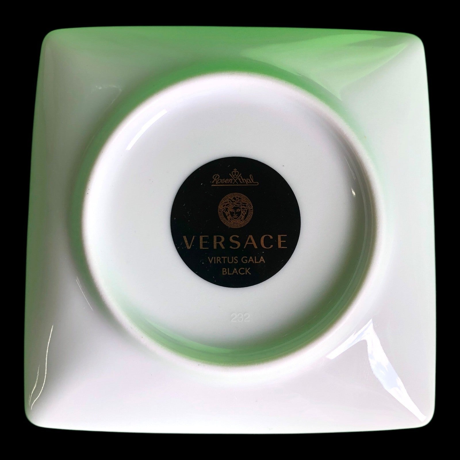 Schale quadratisch 12 x 12cm Versace Virtus Gala Black Rosenthal Porzellan