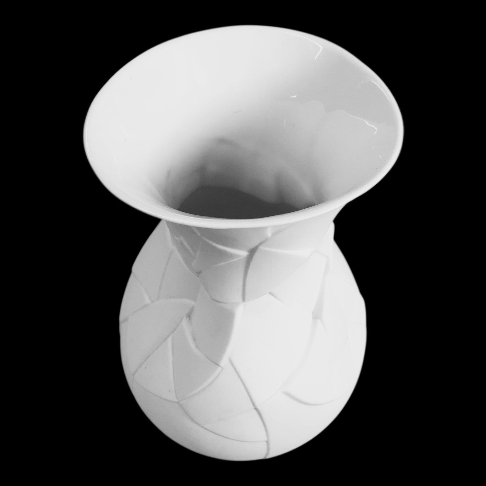 Vase Phases 30cm Weiß Rosenthal Porzellan