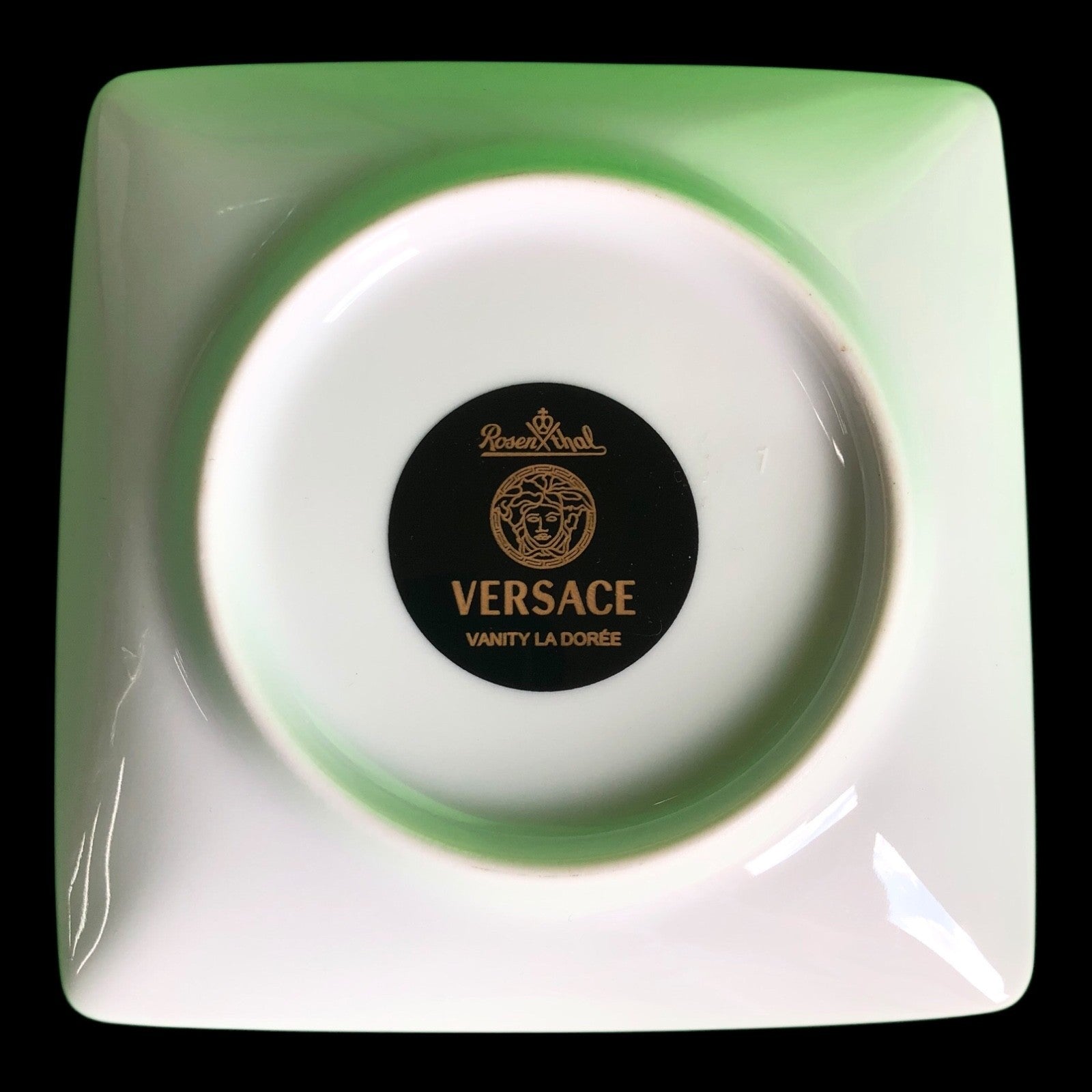 Schale quadratisch 12 x 12cm Versace Vanity La Dorée Rosenthal Porzellan