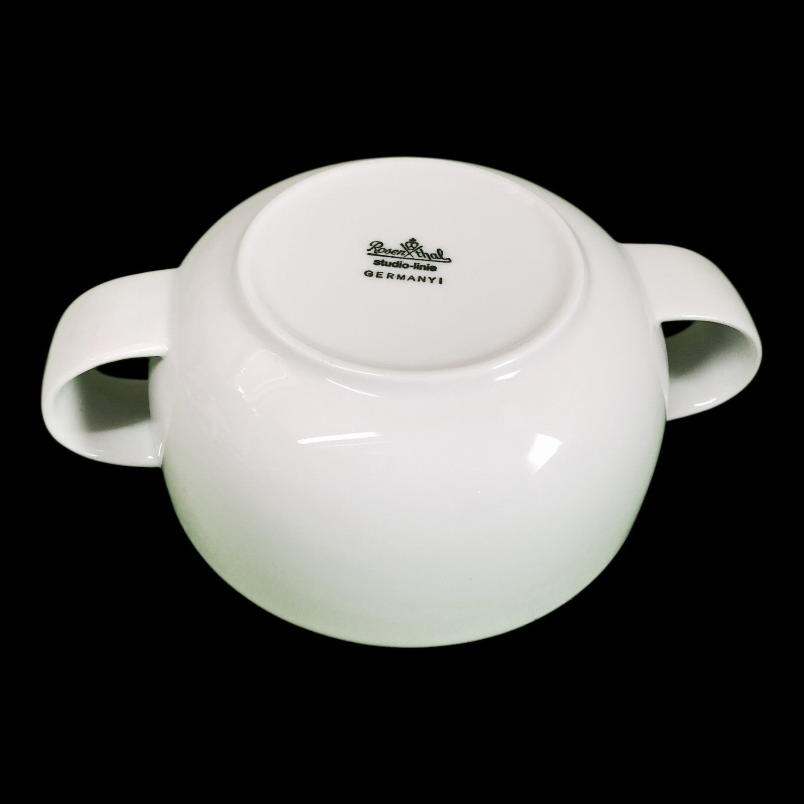 Rosenthal Suomi Suppentasse Weiß – Studio Line Porzellan Obertasse mit 2 Henkeln