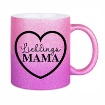 Glitzertasse - Lieblingsmama
