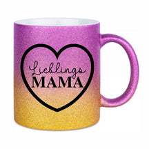 Glitzertasse - Lieblingsmama