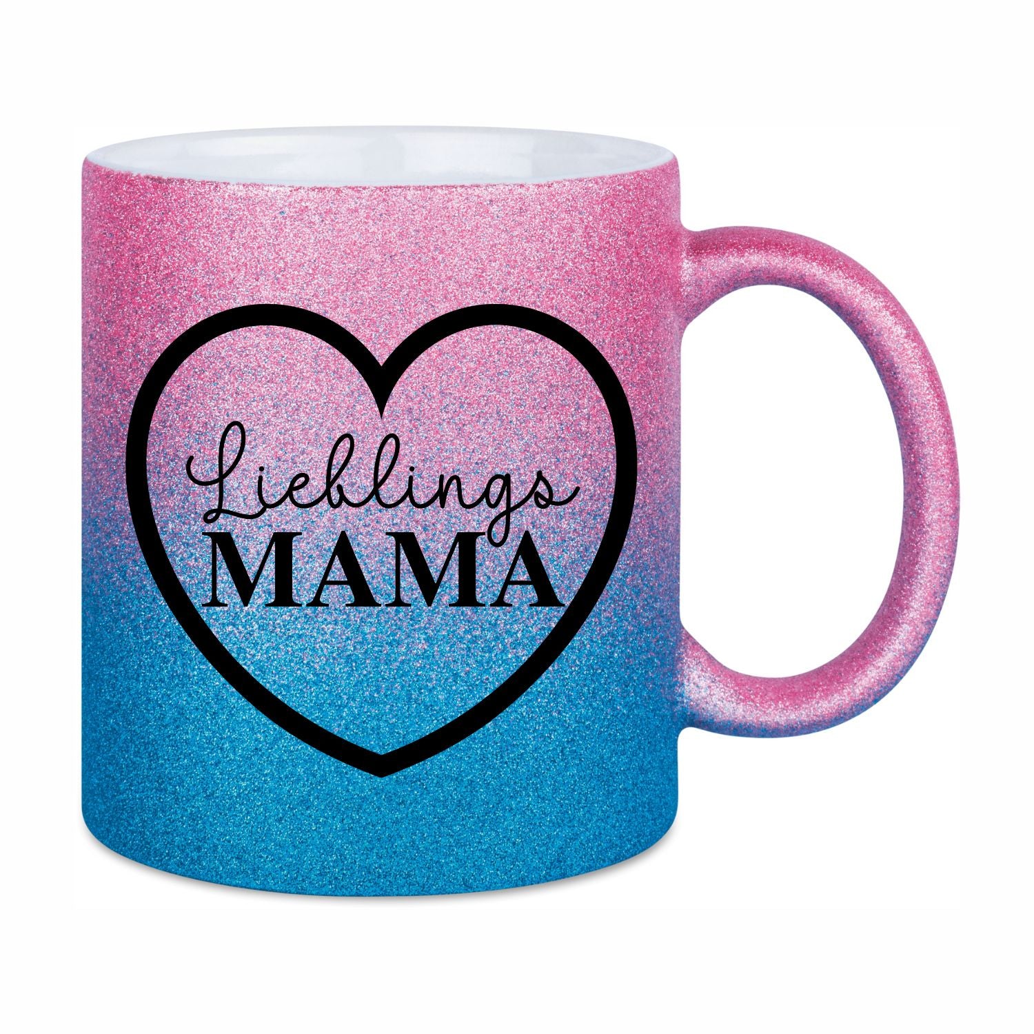 Glitzertasse - Lieblingsmama