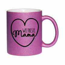 Glitzertasse - Beste Mama