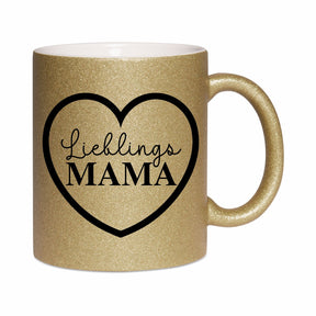 Glitzertasse - Lieblingsmama