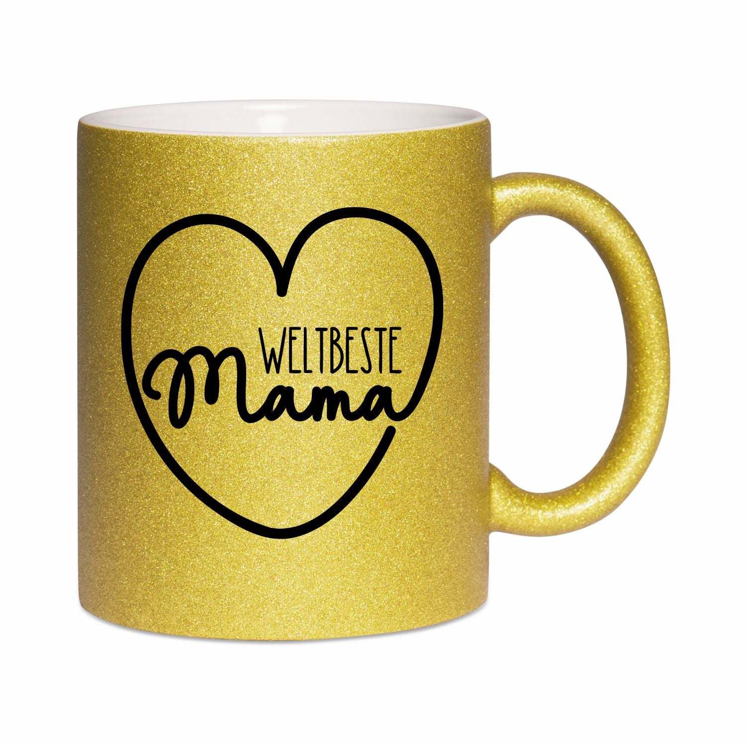 Glitzertasse - Beste Mama