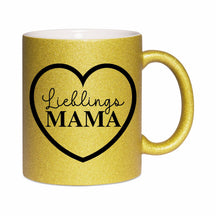 Glitzertasse - Lieblingsmama