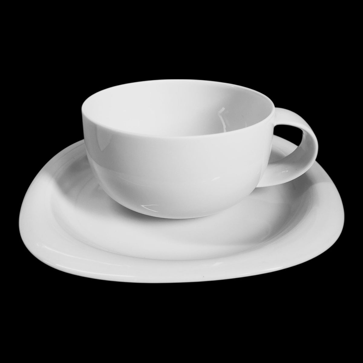 Rosenthal Suomi Teetasse 2-tlg Weiß – Porzellan Tasse mit Untertasse
