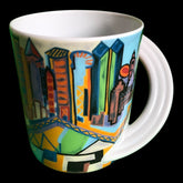 City Cup Frankfurt Nr. 8 Kaffeebecher Henkelbecher Tasse Rosenthal Porzellan