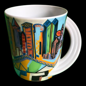 City Cup Frankfurt Nr. 8 Kaffeebecher Henkelbecher Tasse Rosenthal Porzellan