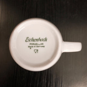 24 Stück Kaffeebecher 270ml Eschenbach Porzellan Kaffee Tassen Weiß B-Ware