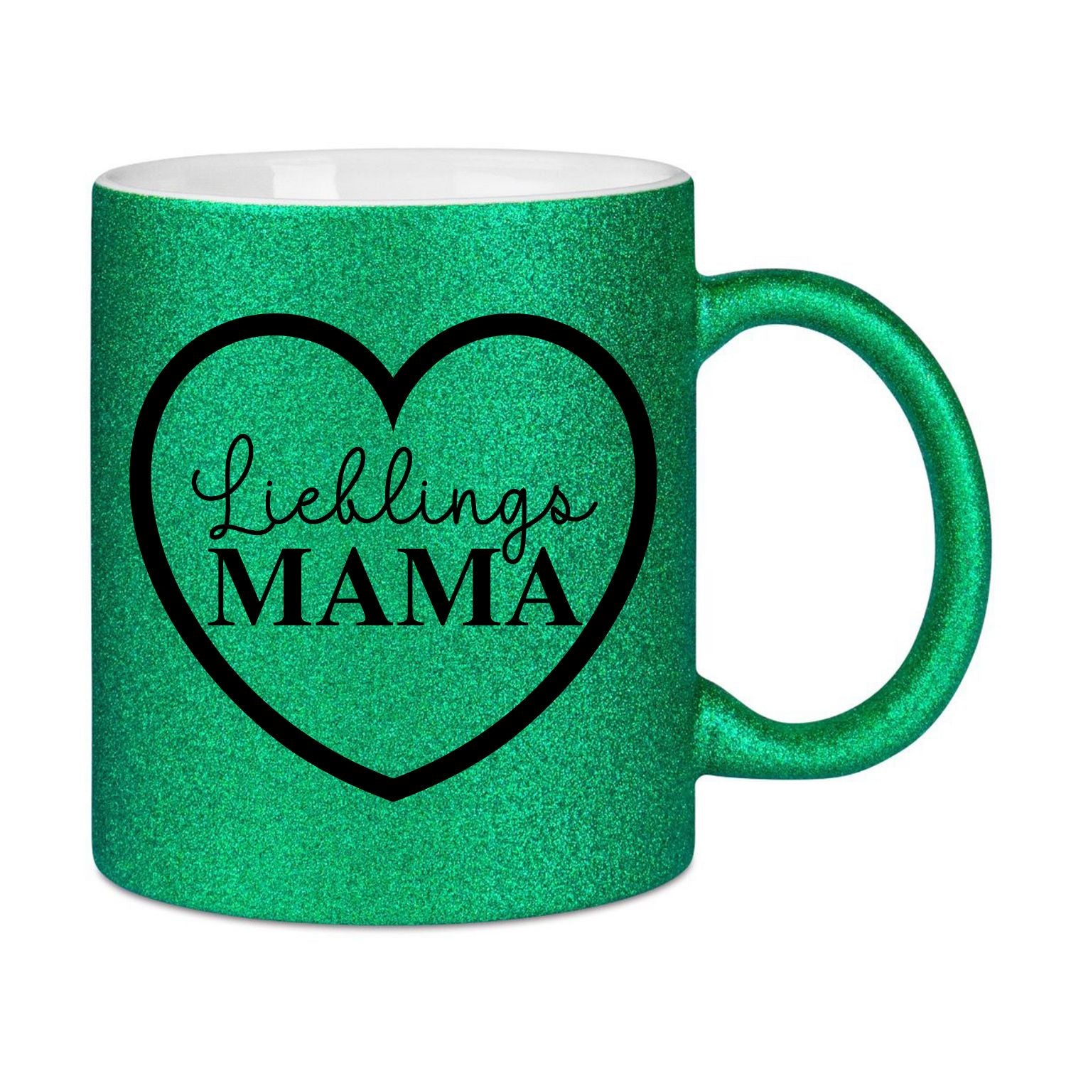 Glitzertasse - Lieblingsmama