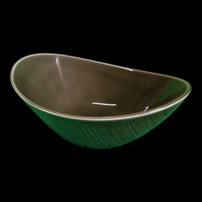 Schüssel Schale oval Mesh Colours Walnut Walnuss 20 x 15cm Rosenthal Porzellan