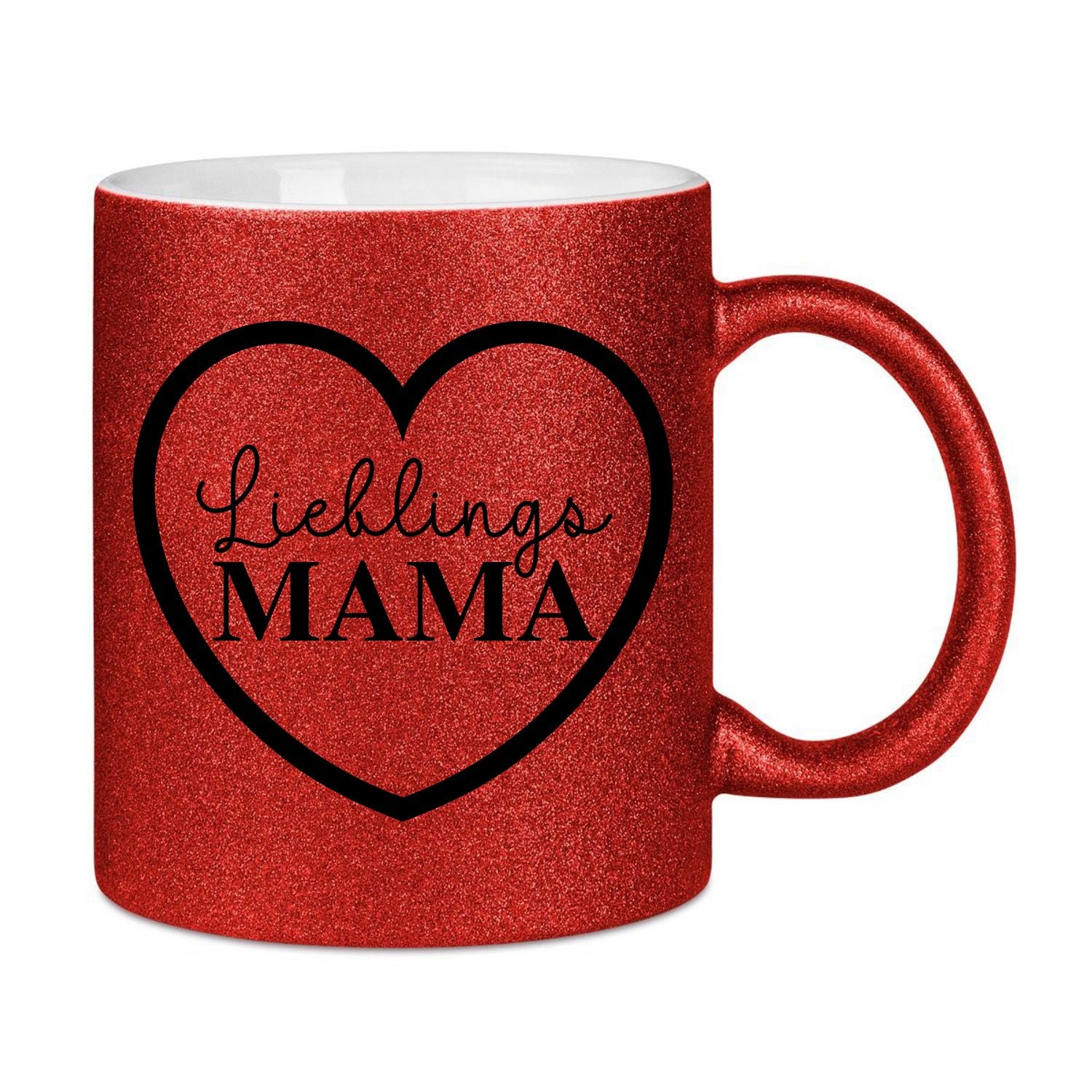 Glitzertasse - Lieblingsmama