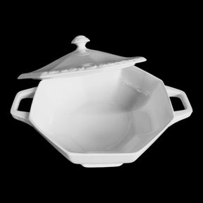 Schüssel mit Deckel 1,4l Maria Weiß Weiß Rosenthal Porzellan