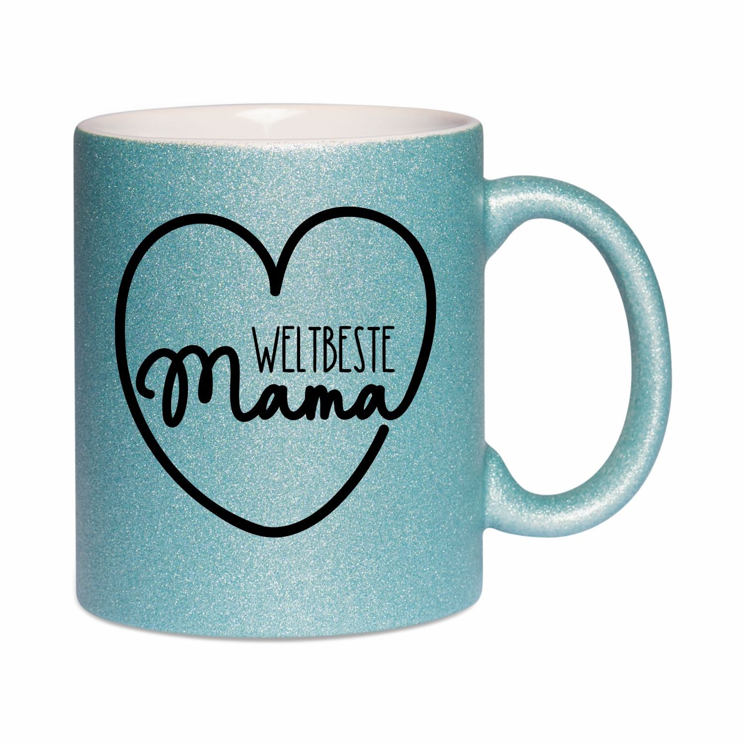 Glitzertasse - Beste Mama